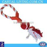 Interactive Dog Toy Tugger & Chew Tennis Ball Rope thumbnail-1