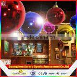 Hanging Colorful Inflatable Mirror Ball for Disco Party Decoration