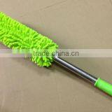 Column Shape Chenille Long Handle Microfiber Duster for Car and House Cleaning