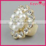 Vogue Wholesale Alloy Rhinestone Pearl Button for Decoration WBK-1486 thumbnail-3