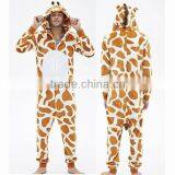 Giraffe animal adult jumpsuit pajama