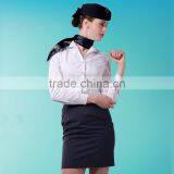 White Shirt And Black Skirts For Eastern Airlines Flight Attendant Uniforms thumbnail-2