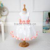 MGOO Dress Manufacturer Satin Kids Wedding Flowers Girl Dress Latest Design Baby Frock Party Dress C12 thumbnail-2
