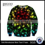 Cheap Price OEM Long Sleeve Crew Neck Sweatshirt Custom Star Sky Sweatshirts With Low MOQ Sweat Shirts Apparel For Men thumbnail-1