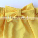 Wholesale Children's Boutique Clothing Yellow Bowknot Skirt Plus Size Dressy Skirts thumbnail-4