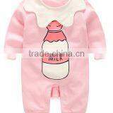 Customized Unisex Gender Baby Rompers 0-3-6months Adorable Printing Wholesale Good Quality Baby Sleeve Babysuits thumbnail-3