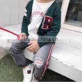 1-7 Years 2017 New Wholesale Cotton Full Sleeves V-Neck Knitting Baby Boys Girls Coats (pick Size Color) thumbnail-3