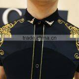 2015 Online Pattern Shirt Wholesale Bamboo Shirts thumbnail-2