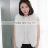 TJ-R-10 Autumn Winter White Faux Fur Vest Fake Fur Vest From China thumbnail-1