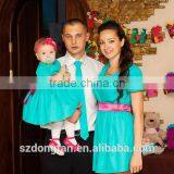 Summer Family Matching Clothing Short Sleeve/sleeveless Mother Daughter Matching Dress thumbnail-4