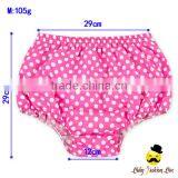 Lovely Free Pink And White Polka Dots Soft Cotton Newborn Baby Girl And Child Toddler Size Shorts Soft Breathable Diaper thumbnail-2