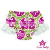 66TQZ460 Lovebaby Fancy Girl Ruffle Short Printed Flowers Pants Suits For Baby Gilrs Wear thumbnail-3