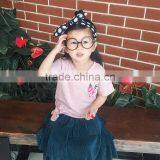 S17099A Children Clothing 2017 New Summer Short Sleeve Girls t Shirt thumbnail-1