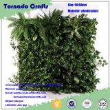 Mixed Grass Artificial Green Plant Wall in Plastic Indoor Outdoor Decoration Iron Shelf Backup High Quality Gardon Ornam thumbnail-5