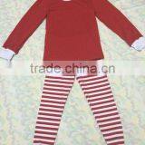 Long Sleeve Wholesale Pajamas With Stripe Pants Children Christmas Pajamas thumbnail-3