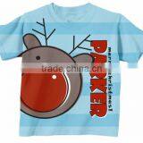 Boy Summer Christma Blue Stripes Boutique Toddler Clothing thumbnail-1