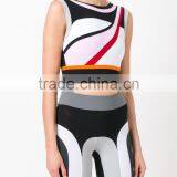 2017 New Style Custom Made Sexy Seamless Stretch Yoga Sport Bra Ladies Fashion Cropped Top thumbnail-2