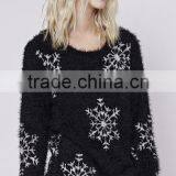 Novelty Pullover Knitted Patterns Custom Christmas Womens Cashmere Jumpers for Sale thumbnail-2