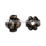 Zinc Based Alloy 3D Spacer Beads Lantern Antique Bronze thumbnail-1