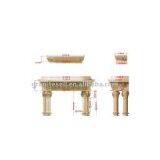 Travertine Fireplace