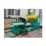 Metal Sheet Double Head Uncoiler Machine , Hydraulic Color Steel Decoiler