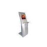 Retail / Ordering / Payment Free Standing Kiosk For Airport / Subway Station OEM Color