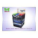 Custom Showing Case Cardboard Dump Bin Display , Corrugated Dump Bins