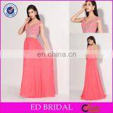 Cheap BN43 A-line Beading Top Cap Sleeve Chiffon Long Evening Dress Wholesale