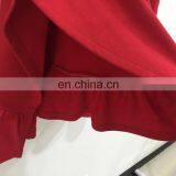 The Bat Sleeve Fork Poised Under Terry Fabric Jogging Top thumbnail-6