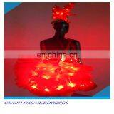 Hot Kids Led Latin Dance Dress/luminous Kids Princess Dress With Led Lights thumbnail-5
