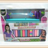 Hot sell girl toy diy bracelet wrist twists Braiding Kit