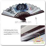 Supply Chinese Fashion Blinking Light up LED Hand Fan for Party