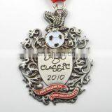 3D SPORTS CUSTOMER FLOWER GOLDEN ANTIQUE PLATED GOLD Medallions thumbnail-2