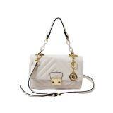 Hot Selling Chevron Quilting Small Crossbody PU Leather Women Handbag Ladies Sling Shoulder Bag Top Handle thumbnail-3