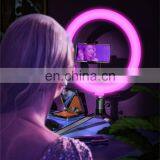 Photo LED Selfie Stick Ring Fill Light Dimmable Camera Phone Ring Lamp With Stand Tripod For Makeup Video Live Studio thumbnail-7
