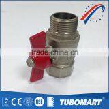 Factory Provide Directly High Temperature Brass DN20 Ball Valve With Steel Handle thumbnail-3