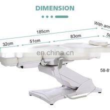 Electric Pedicure Spa Chair Podiatry Chair Aesthetic Chair Split Leg Recline and Tilt Adjustable thumbnail-3