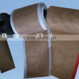 Systems 1*1/2*2/4*4/10*10 Hole Ptfe Coated Open Mesh Belt Brown With Bull Nose Joint High Temperature Made in China thumbnail-1