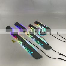 Led Door Sill Plate Strip for kia seltos dynamic sequential style Welcome Light Pathway Accessories