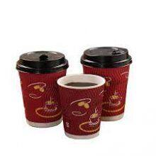 Wholesale Disposable Insulated Paper Coffee Cups With Lids Hot Cups thumbnail-1