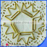 2016 New Products Colorful Customzied Paper Clip Crowns Shape Supplier's Choice