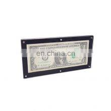 Custom Acrylic Money Holder US Bank Note Currency Display Frame With Magnets