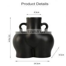 Drop Shipping Nordic Creative Design Model Mini Vase Home Decorative Abstract Handmade Body Base Art Ceramic Flower Vase thumbnail-3