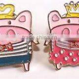 Lovers Custom Photo Etched Lapel Pins/custom DIY Lapel Pins thumbnail-1