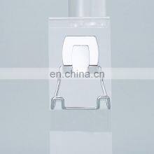 Powerful Vacuum Suction Cup Double Hooks Holder for Towel Robe and Loofah-Steel Double Hook for Bathroom and Kitchen Chrome thumbnail-2