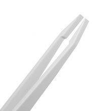 Antistatic Plastic Tweezers White Dust-free Purification Pointed Wide Flat Round Head Special Tools for Maintenance Electronics Factory thumbnail-2