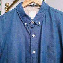 100%cotton chambray men's casual shirts