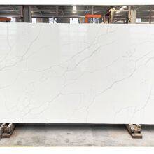 Code：1205，Calacatta Artificial Stone Quartz Slab Kitchen Countertops thumbnail-1