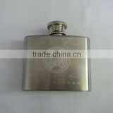 Single wall stainless steel hip flask from 1oz to 10oz