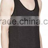 New Design 100% Combed Cotton Soft Plain Custom Tank Tops for Man thumbnail-2